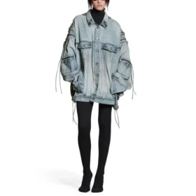 Cagole Oversized Jacket “Blue” 764521TDW144016