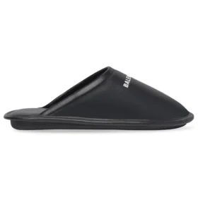Calf Leather Home Slippers “Black”  736288WB7211090