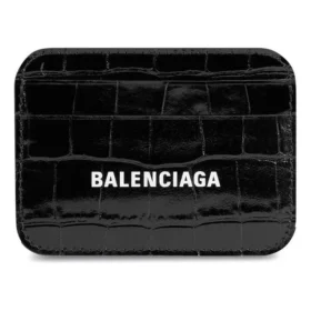 Cash Card Holder Crocodile Embossed “Black White” 5938121LRR39660 Cash Card Holder Crocodile Embossed “Black White” 5938121LRR39660