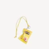 Chips phone holder pouch in yellow Chips phone holder pouch in yellow