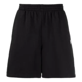 Cities Paris Cotton Sweat Shorts “Black White” 676137TLVL81070