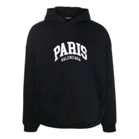 Cities Paris Hoodie Wide Fit “Black White” 674986TLVL81070