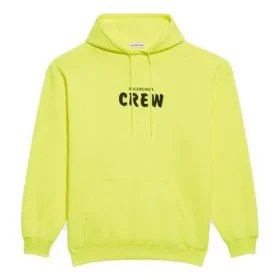 Crew Printing Hoodie Yellow 578135TIV757072