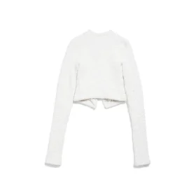 Cropped Cardigan “White” 793604T33289000