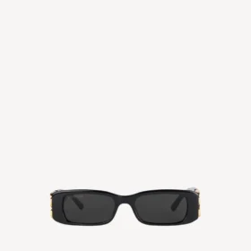 Dynasty rectangle sunglasses in black