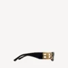 Dynasty rectangle sunglasses in black Dynasty rectangle sunglasses in black