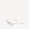 Editorial oval sunglasses in silver Editorial oval sunglasses in silver