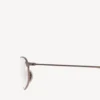 Editorial oval sunglasses in silver Editorial oval sunglasses in silver