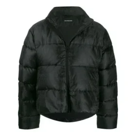 Embroidered Logo Puffer Jacket “Black” 582998TFO061000
