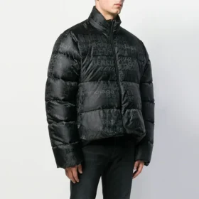 Embroidered Logo Puffer Jacket “Black” 582998TFO061000