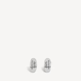 Everyday stud earrings in antique silver