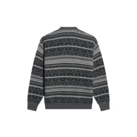 Fair Isle Crewneck Sweater “Grey” 675280T16121240 Fair Isle Crewneck Sweater “Grey” 675280T16121240