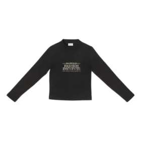 Fashion Institute Long Sleeve T-shirt Medium Fit “Black” 698124TMVH51073 Fashion Institute Long Sleeve T-shirt Medium Fit “Black” 698124TMVH51073
