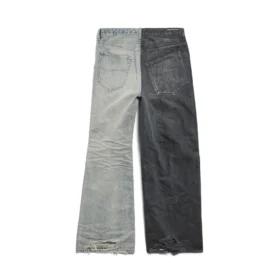 Fifty-fifty Pants “Dark Grey Light Blue” 793766TQW722632
