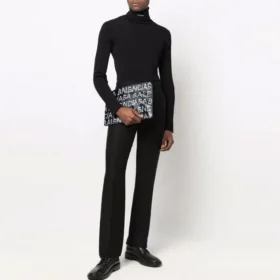 Fitted Turtleneck Sweater “Black” 682003T51751000
