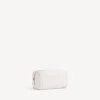 Fragrance cosmetic pouch in ivory white dix