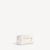 Fragrance cosmetic pouch in ivory white dix