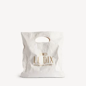Fragrance foldable tote in white