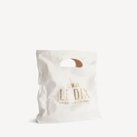 Fragrance foldable tote in white
