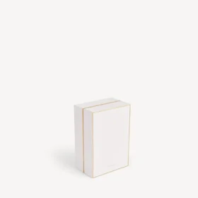 Fragrance jewelry box in ivory white dix