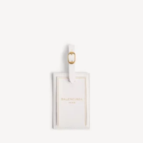 Fragrance luggage tag in ivory white dix