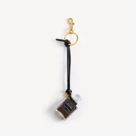 Fragrance miniature bottle charm in black