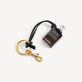 Fragrance miniature bottle charm in black