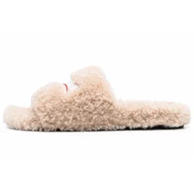 Furry Slides “Beige” 654747W2DO19796