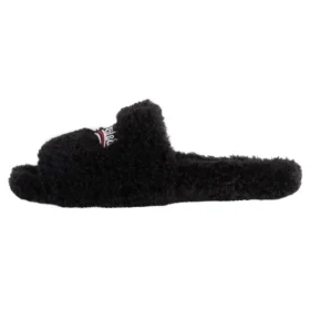 Furry Slides “Black” 654747W2DO11096