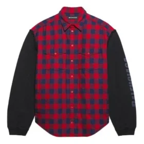 FW21 Long-Sleeved Shirt Red 658936TBM238521