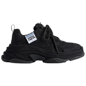 Ginza Triple S Sneakers “Black” 536737W3TJC1000