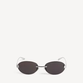 Gossip oval af sunglasses in silver/black