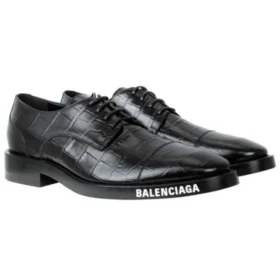 Herre Derby Flat Shoes “Black” 590716WBBV41090