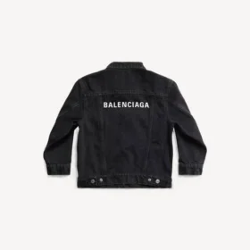 Kids – balenciaga oversized jacket in black faded Kids – balenciaga oversized jacket in black faded