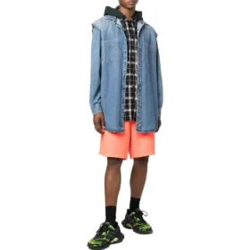 Knee-Length Track Short “Orange” 657062TKVG97005