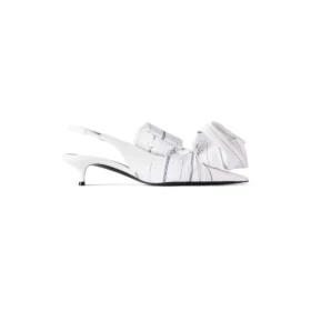 Knife Chemise 40mm Slingback “White” 786223WB1H29000
