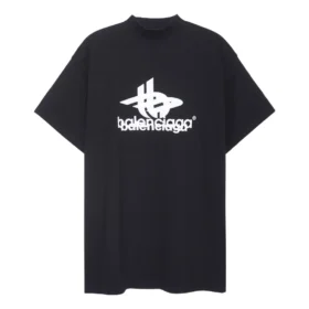 Layered Sports T-shirt Oversized “Black White” 739028TPVF21070 Layered Sports T-shirt Oversized “Black White” 739028TPVF21070
