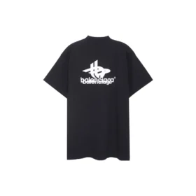 Layered Sports T-shirt Oversized “Black White” 739028TPVF21070 Layered Sports T-shirt Oversized “Black White” 739028TPVF21070