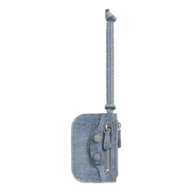 Le Cagole Coin Purse Denim With Rhinestones “Blue” 7767692109U4715 Le Cagole Coin Purse Denim With Rhinestones “Blue” 7767692109U4715