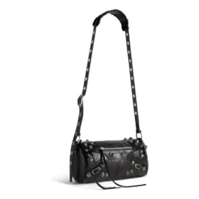 Le Cagole Cylinder Bag “Black” 771716210KR1000 Le Cagole Cylinder Bag “Black” 771716210KR1000