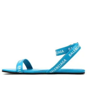 Leather Sandals “Blue” 551154WA7614441 Leather Sandals “Blue” 551154WA7614441
