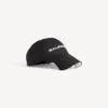 Logo cap in black/white
