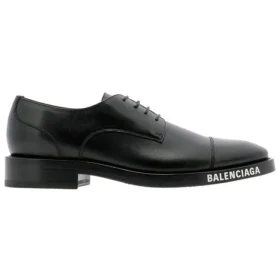 Logo Cap Toe Derby Shoes “Black” 590716WA7201000