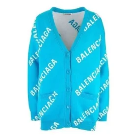 Logo Monogram Cardigan Relaxed Fit “Blue” 625330T31784661