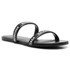 Logo Sandals “Calf Black” 694999WCAE11090 Logo Sandals “Calf Black” 694999WCAE11090