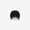 Logo visor cap in black