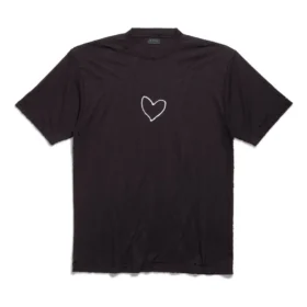 Lovey T-shirt Large Fit “Black” 641675TQVV89034