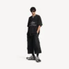Men’s 3b football v-neck t-shirt oversized in black/anthracite Men’s 3b football v-neck t-shirt oversized in black/anthracite