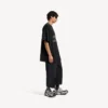 Men’s 3b football v-neck t-shirt oversized in black/anthracite Men’s 3b football v-neck t-shirt oversized in black/anthracite