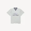 Men’s 3b football v-neck t-shirt oversized in grey/white Men’s 3b football v-neck t-shirt oversized in grey/white